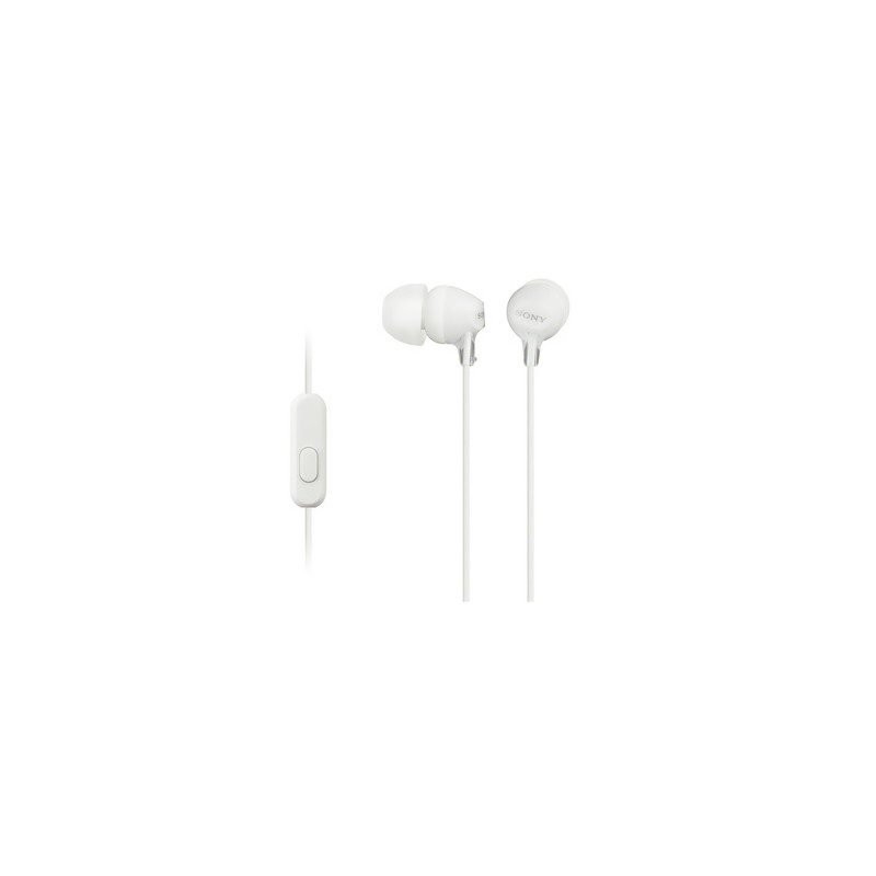 Audífonos Sony EX14AP / In ear / Blanco