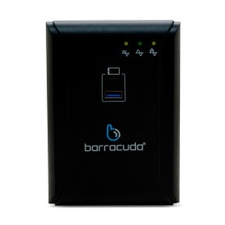 Regulador de Voltaje Barracuda AVR 1300 USB / 8 contactos / 2 USB / 1300 VA / Negro