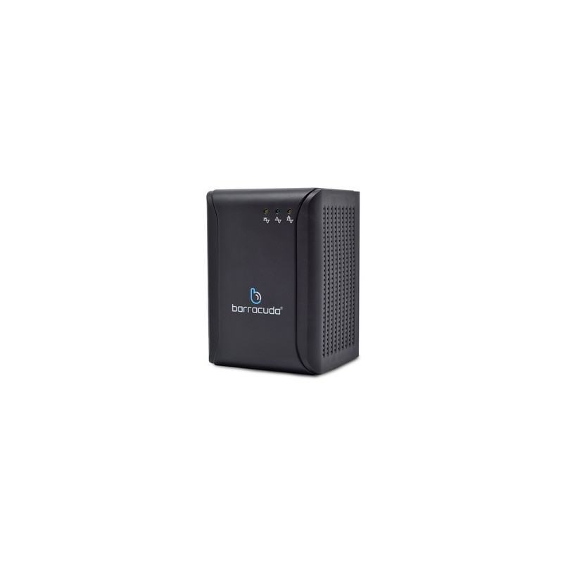Regulador de Voltaje Barracuda AVR 1300 8 contactos 1300 VA Negro