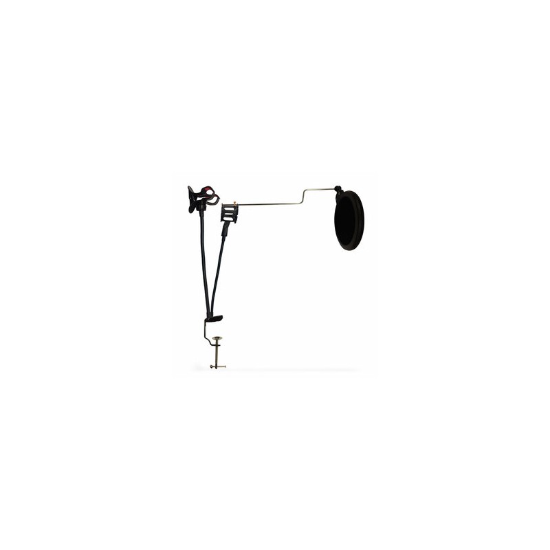 Soporte para Micrófono 3 en 1 Mitzu TRI 2000 / Negro
