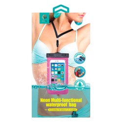 Funda Impermeable Sumergible para Celular Devia Strong Waterproof / Negro