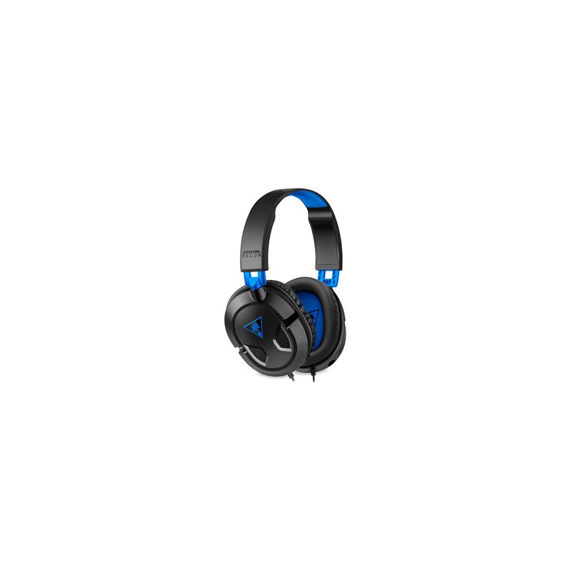 Audífonos Gamer Turtle Beach Recon 50P / PlayStation 5 / PlayStation 4 / Negro con azul