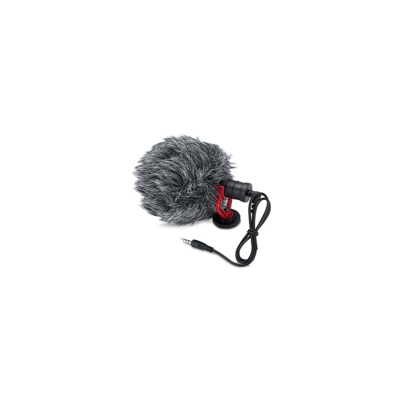 Micrófono con Soporte para Vlogging y Streaming DBugg MV35 / Negro / 3.5 mm