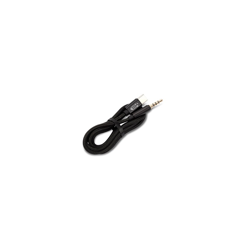 Cable Auxiliar a USB Tipo C Urban Balance / 1 m / Negro
