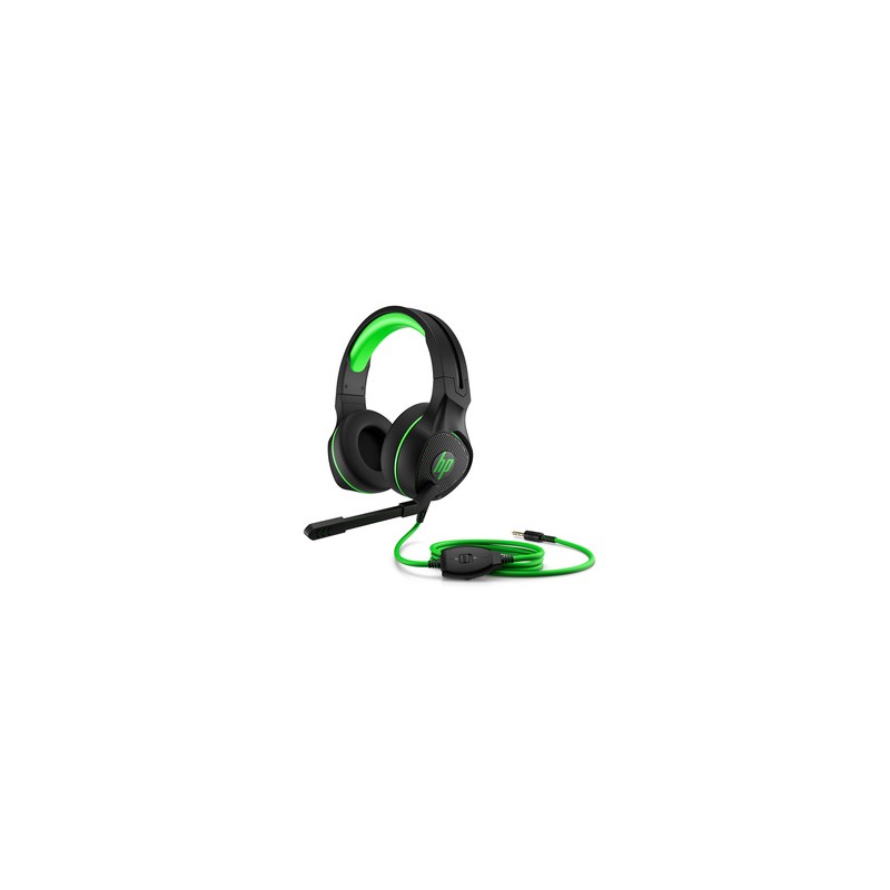 Audífonos Gamer Hp Pavilion 400 / Multiplataforma / Verde con negro