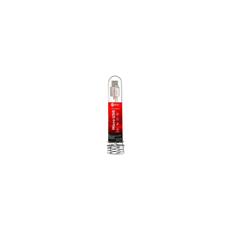 Cable USB a Micro USB y Tipo C Select Power / 1 m / Rojo