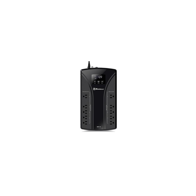 No Break Koblenz Platinum 9022 USB / 10 contactos / 900 VA / Negro
