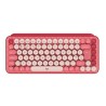 Teclado Inalámbrico POP Logitech Inglés Rosa