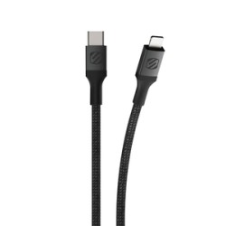 Cable Tipo C a Lightning Scosche / 1.2 m / Trenzado / Negro