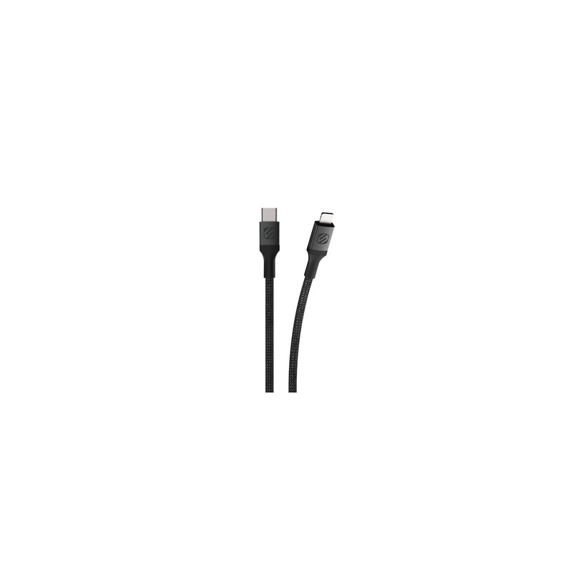 Cable Tipo C a Lightning Scosche / 1.2 m / Trenzado / Negro