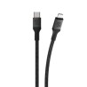 Cable Tipo C a Lightning Scosche / 1.2 m / Trenzado / Negro