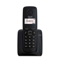 Teléfono Inalámbrico Gigaset A116 / Negro