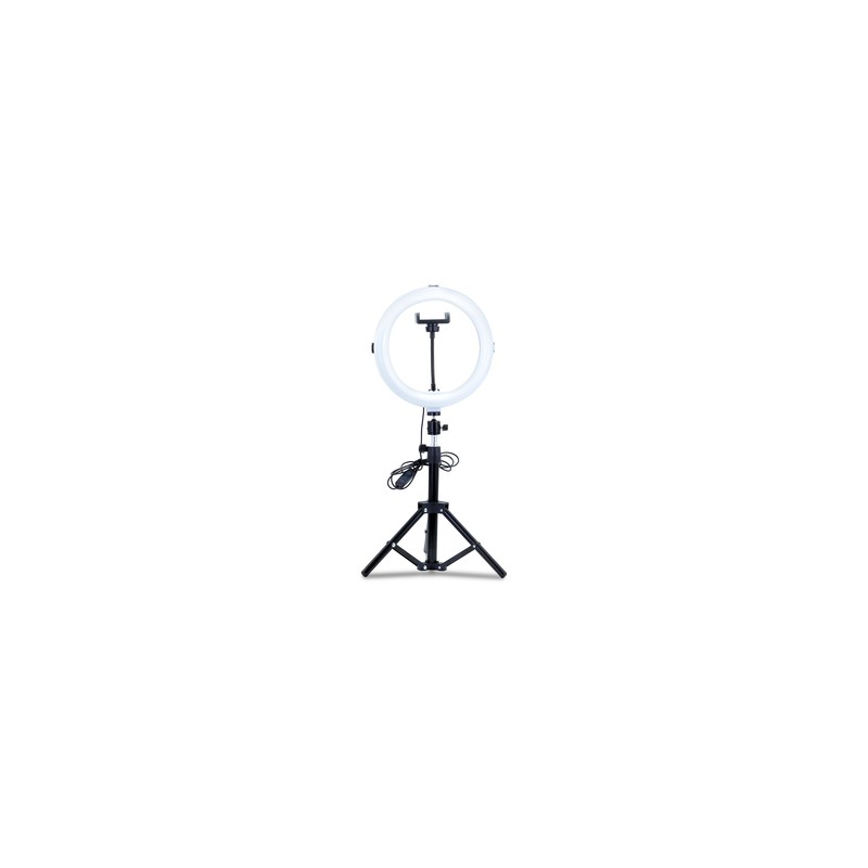 Aro de Luz con Tripié Misik / Negro / 55 cm
