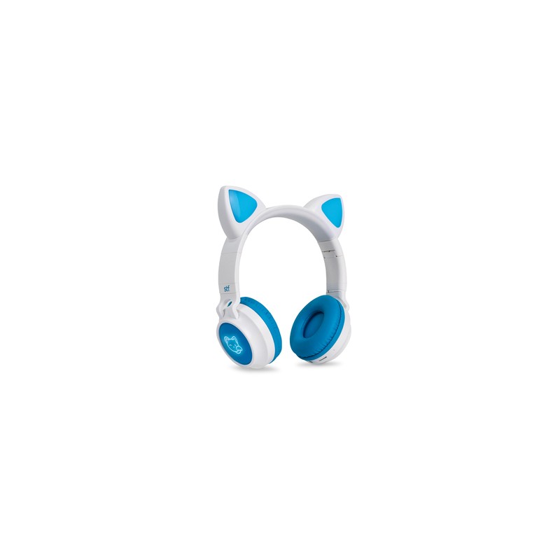 Audífonos Bluetooth STF Katu On ear Blanco con Azul