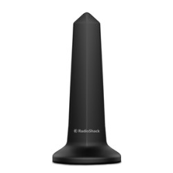 Antena Digital para TV RadioShack Piramidal 26 DB Negro