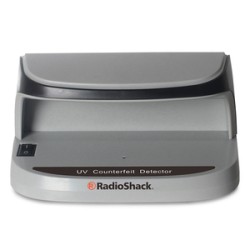 Detector de Billetes Falsos Luz UV RadioShack AL 09 / Gris