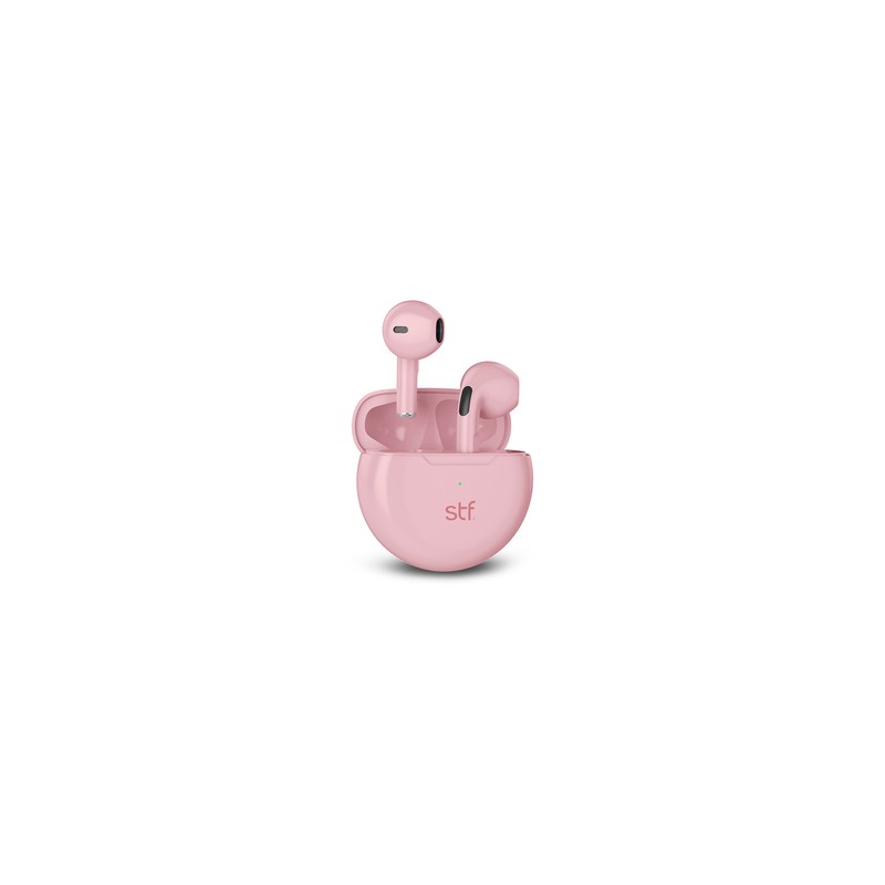 Audífonos  Inalámbricos Bluetooth STF Forte E16109 / TWS / In Ear / Rosa